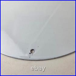 Vintage Shell Gasoline Sign Motorcycle Gas Oil Pump Porcelain Sign