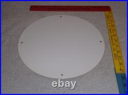 Vintage Shell Green Streak Gasoline & Race Car 11 3/4 Porcelain Metal Oil Sign