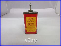 Vintage Shell Oil Company Handy Oiler Can Lighter Fluid Lead Cap 65-y
