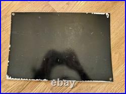 Vintage Shell Oil Gas Motorcycle Racing Porcelain Sign