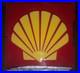 Vintage Shell Service Station Sign Face 25.5 Embossed Gas Oil Advertising