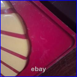 Vintage Shell Service Station Sign Face 25.5 Embossed Gas Oil Advertising