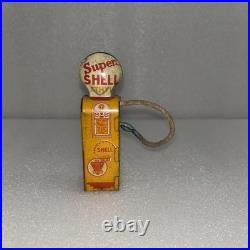 Vintage Shell Tin Litho Gas Oil Pump Toy Service Station