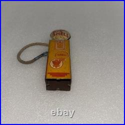 Vintage Shell Tin Litho Gas Oil Pump Toy Service Station