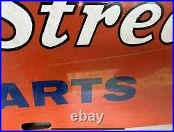 Vintage Sign Blue Streak Ignition Service Station Sign Authentic