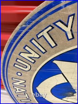 Vintage Sign Unity For Service National Exchange Club 30