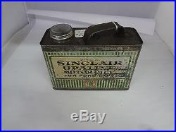 Vintage Sinclair 1/2 Gallon Ford Opaline Oil Can 826-y