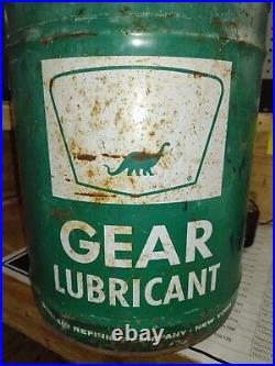 Vintage Sinclair Dino Green Gear Lubricant Opaline 5 Gallon Oil Can