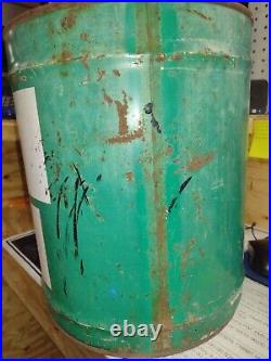 Vintage Sinclair Dino Green Gear Lubricant Opaline 5 Gallon Oil Can