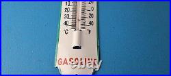 Vintage Sinclair Gas Sign Dino Service Pump Ad Sign on Porcelain Thermometer