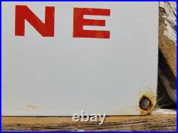 Vintage Sinclair Gasoline Porcelain Sign Old Gas Pump Plate Oil Advertising USA Vintage Sinclair Gasoline Porcelain Sign Old Gas Pump Plate Oil Advertising USA