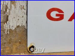 Vintage Sinclair Gasoline Porcelain Sign Old Gas Pump Plate Oil Advertising USA Vintage Sinclair Gasoline Porcelain Sign Old Gas Pump Plate Oil Advertising USA