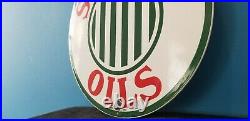 Vintage Sinclair Oils Porcelain Gasoline Service Station Pump Ad Rack Sign