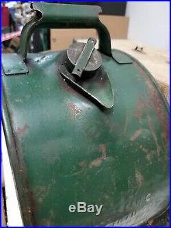 Vintage Sinclair Opaline Motor Oil 5 Gallon Rocker Can St Louis Can Co