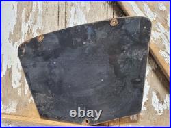 Vintage Sinclair Porcelain Sign Gasoline Motor Oil Service Pump Plate Petroliana