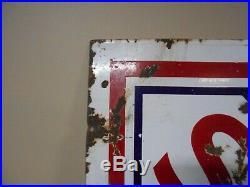 Vintage Skelly Double Sided Porcelain Gas Sign Oil Advertising
