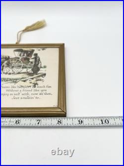 Vintage Skelly Oil Advertising Framed Sign Har' Ya Friend Weyauwega WI