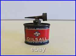 Vintage Skelly Oil Company Advertising Skelly Oilsall Household Handy Oiler Can