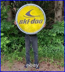 Vintage Ski-doo 30 Backlit LED Lighted Sign