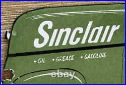 Vintage Smokey The Bear Porcelain Sign Dealership Gas Station Oil Truck Vintage Smokey The Bear Porcelain Sign Dealership Gas Station Oil Truck