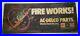 Vintage Spark Plug Advertising Sign 1-sided Ac Delco Fire Works Oil Gas Parts