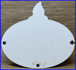 Vintage Standard Gasoline Porcelain Sign Service Station American Oil Torch Gas