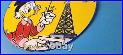 Vintage Standard Gasoline Sign Gas Oil Pump Plate Porcelain Walt Disney Sign Vintage Standard Gasoline Sign Gas Oil Pump Plate Porcelain Walt Disney Sign