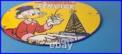 Vintage Standard Gasoline Sign Gas Oil Pump Plate Porcelain Walt Disney Sign Vintage Standard Gasoline Sign Gas Oil Pump Plate Porcelain Walt Disney Sign