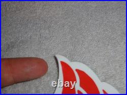 Vintage Standard Gasoline Torch & Flame 18 Porcelain Metal Gas Station Oil Sign