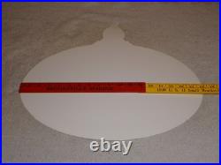 Vintage Standard Gasoline Torch & Flame 18 Porcelain Metal Gas Station Oil Sign