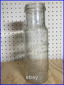 Vintage Standard Oil Co Polarine Motor 1 Quart Glass Bottle Vintage Standard Oil Co Polarine Motor 1 Quart Glass Bottle