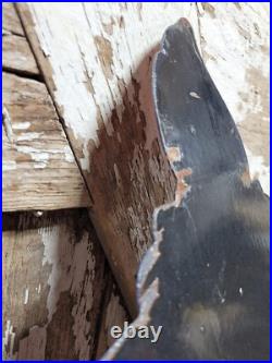 Vintage Standard Porcelain Sign Old 30 Torch Motor Oil Gas Station Service Shop