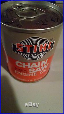 Vintage Stihl 8 oz Bar & Chain Oil Can RARE SCARCE Chainsaw NOS