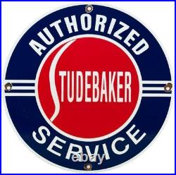 Vintage Studebaker Porcelain Service Sign Gas Station Pump Motor Oil Dealership Vintage Studebaker Porcelain Service Sign Gas Station Pump Motor Oil Dealership