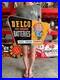 Vintage Style Metal Sign Delco Batteries NOT Porcelain 24x18 Made USA