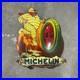 Vintage Style Rustic Micheln Tires Cars Enamel Porcelain Sign