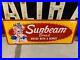 Vintage Sunbeam Bread Little Miss Sunbeam Metal Sign 24 x 12 GAS OIL SODA COLA