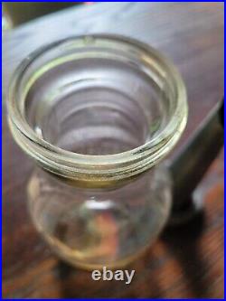 Vintage Sunoco High Speed Sae 50 Oil Bottle Quart Rare Embossed Bottle On Spout