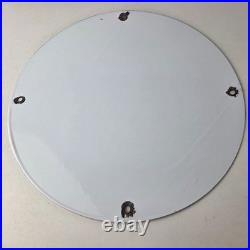 Vintage Sunset Gasoline Sign Gas Motor Oil Pump Plate Porcelain Sign