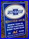 Vintage Super Chevrolet Reduce Wear Save Oilporcelain Sign 30 Dealership Sign