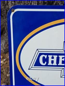 Vintage Super Chevrolet Reduce Wear Save Oilporcelain Sign 30 Dealership Sign
