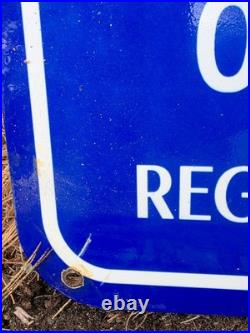 Vintage Super Chevrolet Reduce Wear Save Oilporcelain Sign 30 Dealership Sign