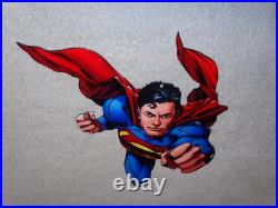 Vintage Superman Movie & Tv Show Die-cut Flying Super Man 12 Metal Gas Oil Sign