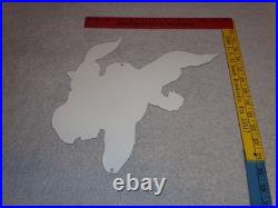 Vintage Superman Movie & Tv Show Die-cut Flying Super Man 12 Metal Gas Oil Sign