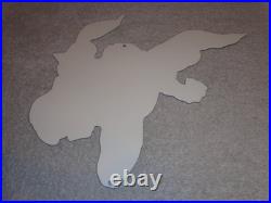 Vintage Superman Movie & Tv Show Die-cut Flying Super Man 12 Metal Gas Oil Sign