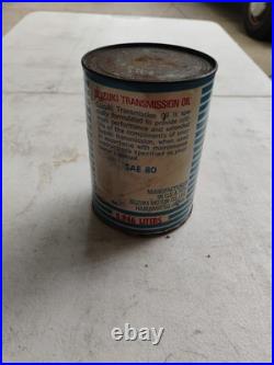 Vintage Suzuki Transmission Oil 32 Fl. Oz One U. S. Quart Unopened Can Full
