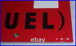 Vintage Texaco Diesel Chief L Fuel Sprayer 18 Porcelain Metal Gasoline Oil Sign