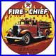 Vintage Texaco Fire Chief Gasoline Porcelain Sign Motor Oil Gas Station Pump