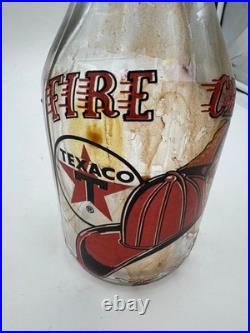 Vintage Texaco Fire Chief Oil Bottle Authentic
