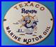 Vintage Texaco Gasoline Sign Popeye Sailor Gas Pump Plate Porcelain Sign